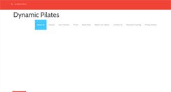 Desktop Screenshot of dynamic-pilates.com